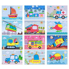 Last inn bildet i Galleri-visningsprogrammet, DIY Kids Animal Håndlagde klistremerker