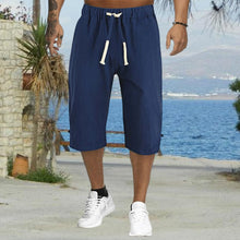 Last inn bildet i Galleri-visningsprogrammet, Uformelle ensfargede sommer bukser for menn