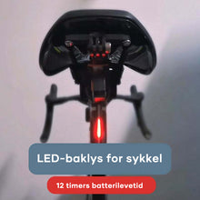Last inn bildet i Galleri-visningsprogrammet, Baklys for sykkel