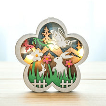Last inn bildet i Galleri-visningsprogrammet, Wooden Easter Decoration with LED Light