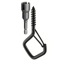 Last inn bildet i Galleri-visningsprogrammet, Firkantede opphengskroker med karabinkrok