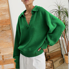 Last inn bildet i Galleri-visningsprogrammet, Strikket genser med krage