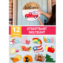 Last inn bildet i Galleri-visningsprogrammet, Velkomstdør dekorasjon anheng