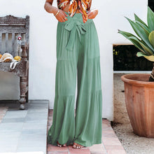 Last inn bildet i Galleri-visningsprogrammet, Uformelt bukser med brede ben og belte