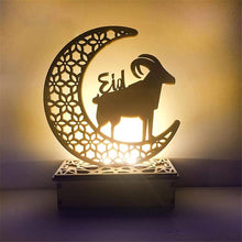Last inn bildet i Galleri-visningsprogrammet, Eid Mubarak Ramadan LED dekorasjonslys i tre