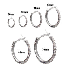 Last inn bildet i Galleri-visningsprogrammet, Eternity Hoop øredobber(et par)