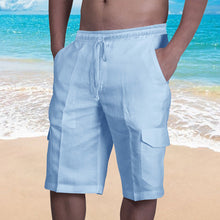 Last inn bildet i Galleri-visningsprogrammet, Ensfarget strand-shorts for menn