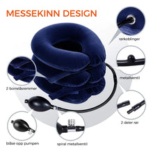 Last inn bildet i Galleri-visningsprogrammet, Cervikal trekkanordning, oppblåsbar nakkestøtte