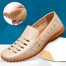 Last inn bildet i Galleri-visningsprogrammet, Lærsandaler for Menn