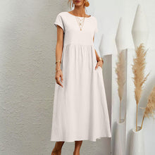 Last inn bildet i Galleri-visningsprogrammet, Sleeveless loose cotton linen dress