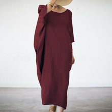 Last inn bildet i Galleri-visningsprogrammet, Løs kjole med rund hals