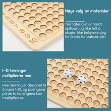 Last inn bildet i Galleri-visningsprogrammet, Brettspill multiplikasjon og addisjon