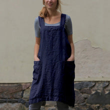 Last inn bildet i Galleri-visningsprogrammet, Tankkjole med firkantet hals og lommer