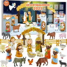 Last inn bildet i Galleri-visningsprogrammet, 24 dager med julekrybbesett