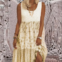 Last inn bildet i Galleri-visningsprogrammet, Ermeløs Lappverk Kjole med Trykk