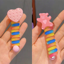 Last inn bildet i Galleri-visningsprogrammet, Fargerike telefonhårbånd for barn