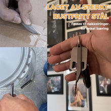 Last inn bildet i Galleri-visningsprogrammet, Multifunksjonell nøkkelprybar i rustfritt stål