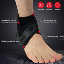 Last inn bildet i Galleri-visningsprogrammet, Ankle Support Breathable Ankle Brace, 1 Pair