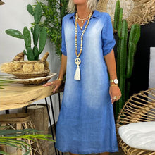 Last inn bildet i Galleri-visningsprogrammet, Dongeri-kjole med knapper