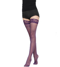 Last inn bildet i Galleri-visningsprogrammet, Ultra-tynne sexy blonde sorte strømper