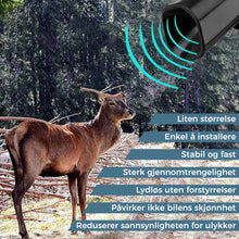 Last inn bildet i Galleri-visningsprogrammet, Ultralydsfløyte som varsler rådyr i bilen