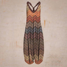 Last inn bildet i Galleri-visningsprogrammet, Women Summer Pattern Sleeveless Harem Jumpsuit