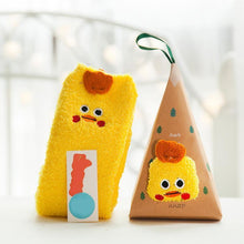 Last inn bildet i Galleri-visningsprogrammet, Varme og myke korall-fleece sokker med juletema og gaveeske (4 Par)