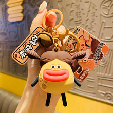 Last inn bildet i Galleri-visningsprogrammet, Kreativ og morsom nøkkelring i silikon, klokkeanheng