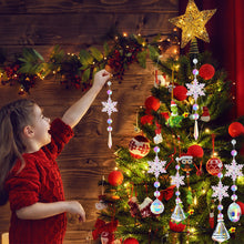 Last inn bildet i Galleri-visningsprogrammet, Krystalldekorasjon til juletreet