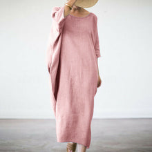 Last inn bildet i Galleri-visningsprogrammet, Løs kjole med rund hals