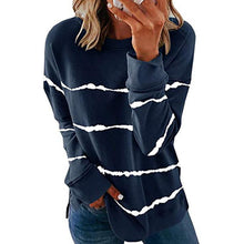 Last inn bildet i Galleri-visningsprogrammet, Kvinner Casual Stripe Pullover