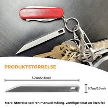 Last inn bildet i Galleri-visningsprogrammet, Multifunksjonell nøkkelprybar i rustfritt stål