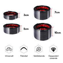 Last inn bildet i Galleri-visningsprogrammet, Bil karbonfiber terskel klistremerke