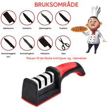 Last inn bildet i Galleri-visningsprogrammet, Profesjonell knivsliper med 4 trinn