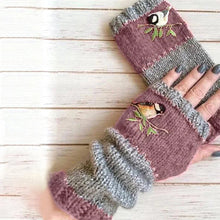 Last inn bildet i Galleri-visningsprogrammet, Varme Patchwork-broderte hansker