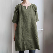 Last inn bildet i Galleri-visningsprogrammet, Ensfarget Løs kjole