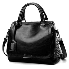 Last inn bildet i Galleri-visningsprogrammet, PU enkelt skulder diagonal veske