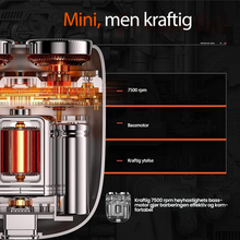 Last inn bildet i Galleri-visningsprogrammet, Oppladbar vanntett kompakt elektrisk barberhøvel