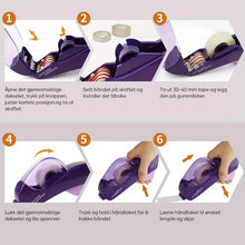 Last inn bildet i Galleri-visningsprogrammet, Automatisk tapedispenser