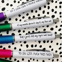 Last inn bildet i Galleri-visningsprogrammet, Sarkastiske kontorpenner