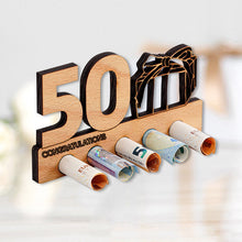 Last inn bildet i Galleri-visningsprogrammet, Bursdagsgave pengeklemme i tre