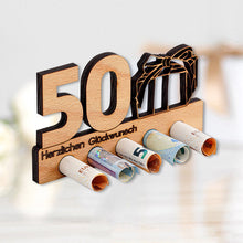 Last inn bildet i Galleri-visningsprogrammet, Bursdagsgave pengeklemme i tre