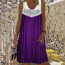 Last inn bildet i Galleri-visningsprogrammet, Plissert kjole med rund hals