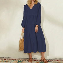 Last inn bildet i Galleri-visningsprogrammet, Lanternehylse Kjole med V-hals