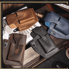 Last inn bildet i Galleri-visningsprogrammet, Retro belte midje herreveske