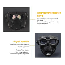 Last inn bildet i Galleri-visningsprogrammet, Skull horror hjelm maske