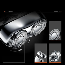 Last inn bildet i Galleri-visningsprogrammet, Oppladbar vanntett kompakt elektrisk barberhøvel