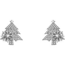 Last inn bildet i Galleri-visningsprogrammet, Roterende øreringer med juletre-design