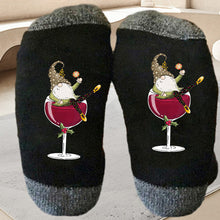 Last inn bildet i Galleri-visningsprogrammet, Gnome Wine Glass Unisex Crew Sokker