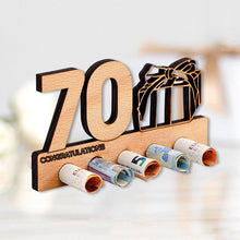 Last inn bildet i Galleri-visningsprogrammet, Bursdagsgave pengeklemme i tre